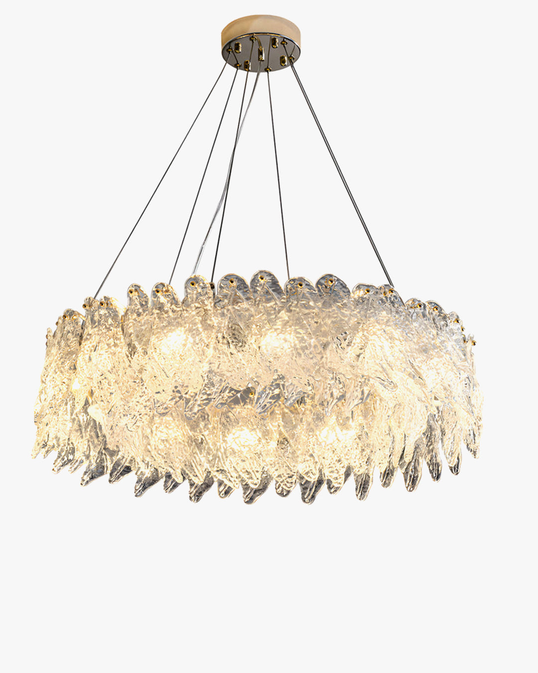 WOMO Leaf Glass Chandelier-WM2374