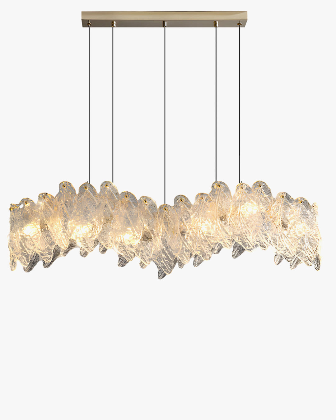 WOMO Leaf Glass Chandelier-WM2374