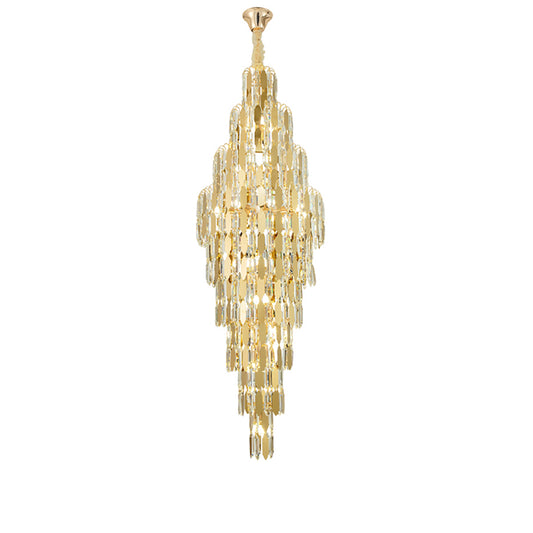 WOMO Tiered Tapers Crystal Chandelier-WM2382