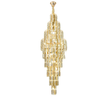 WOMO Tiered Tapers Crystal Chandelier-WM2382