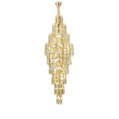 WOMO Tiered Tapers Crystal Chandelier-WM2382