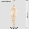 WOMO Tiered Tapers Crystal Chandelier-WM2382 thumbnail