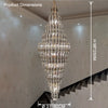 WOMO Tiered Tapers Crystal Chandelier-WM2382 thumbnail