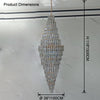WOMO Tiered Tapers Crystal Chandelier-WM2382 thumbnail