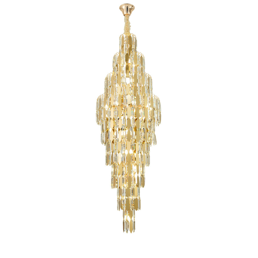 WOMO Tiered Tapers Crystal Chandelier-WM2382