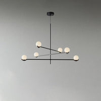 WOMO Adjustable Glass Ball Chandelier-WM2584