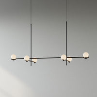 WOMO Adjustable Glass Ball Chandelier-WM2584