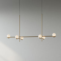 WOMO Adjustable Glass Ball Chandelier-WM2584