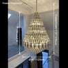 WOMO Tiered taper Crystal Foyer Chandelier-WM2384 thumbnail