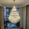 WOMO Tiered taper Crystal Foyer Chandelier-WM2384 thumbnail