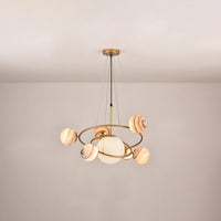 WOMO Planet Glass Chandelier-WM2385