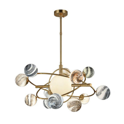 WOMO Planet Glass Chandelier-WM2385