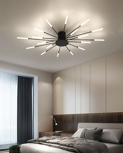 WOMO Firework Starburst Flush Mount Ceiling Light-WM1000