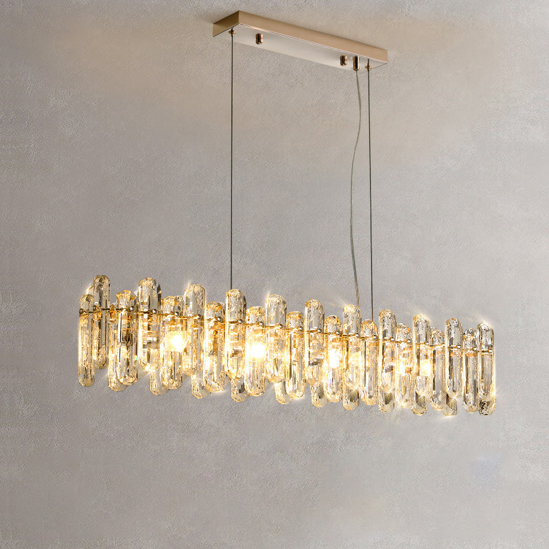WOMO Crystal Linear Chandelier-WM2383