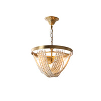 WOMO Pearl Beaded Chandelier-WM2407