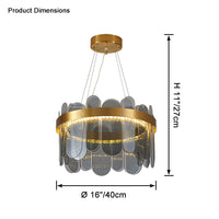 WOMO Circular Glass Chandelier-WM2409