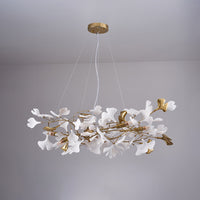 WOMO Gingko Ceramic Chandelier-WM2411