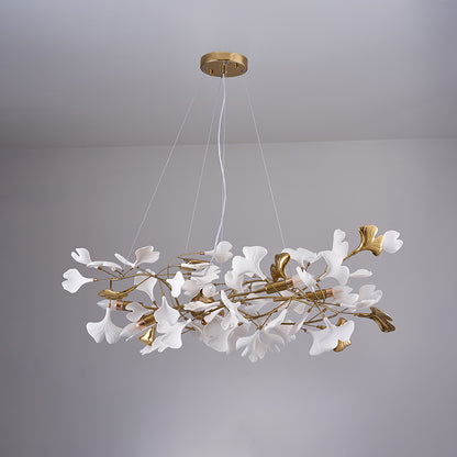 WOMO Ginkgo Ceramic Chandelier-WM2411