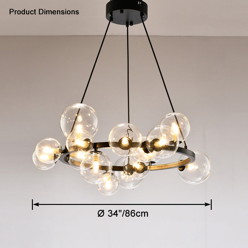 WOMO Round Bubble Chandelier-WM2412