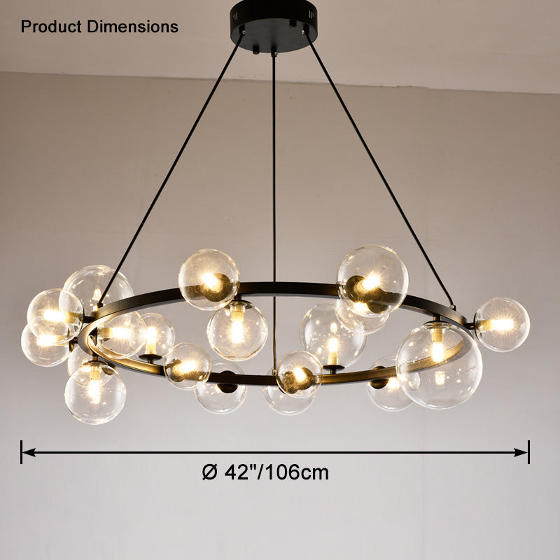 WOMO Round Bubble Chandelier-WM2412