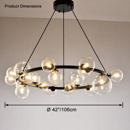 WOMO Round Bubble Chandelier-WM2412