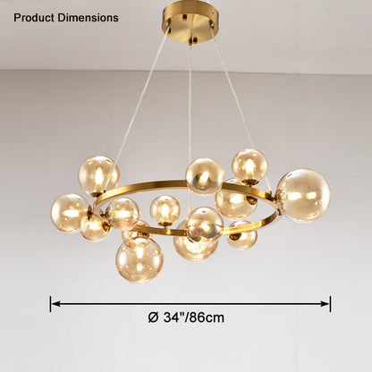 WOMO Round Bubble Chandelier-WM2412