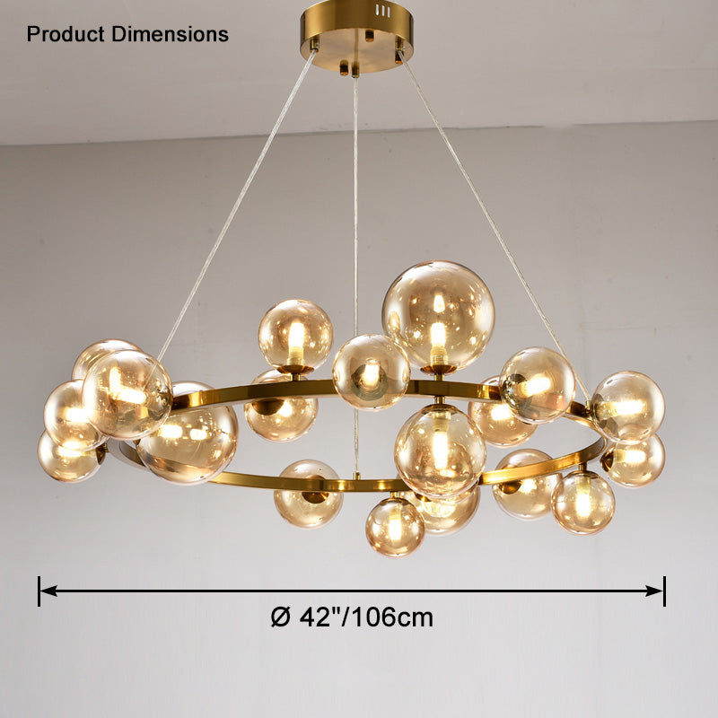 WOMO Round Bubble Chandelier-WM2412