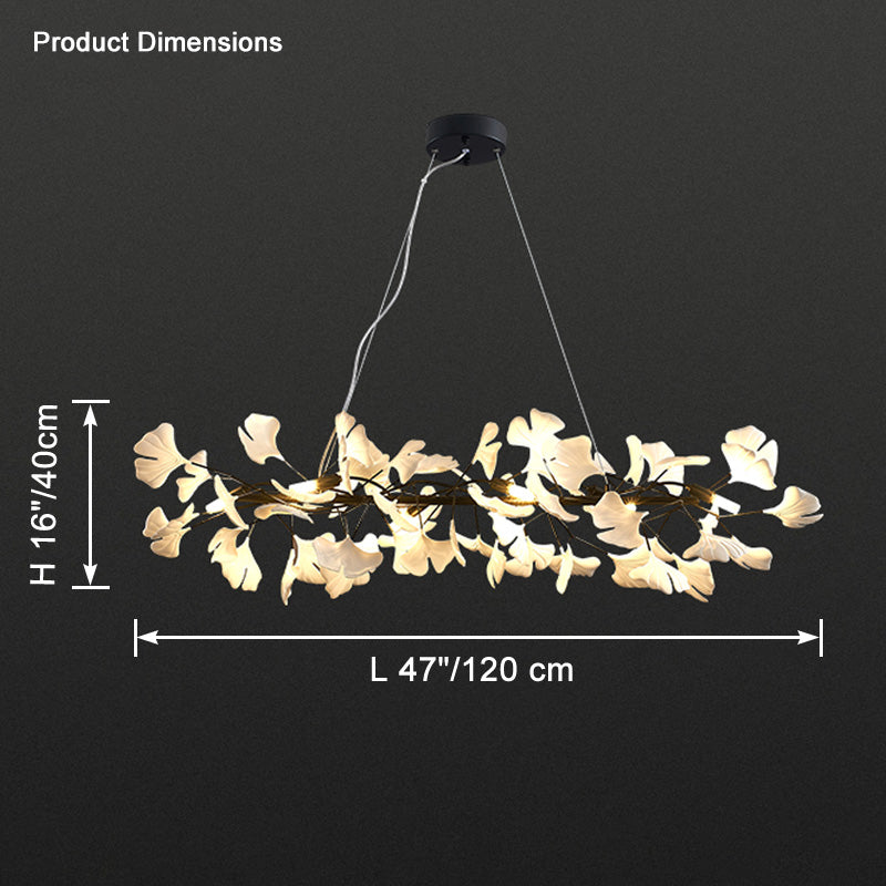 WOMO Gingko Linear Chandelier-WM2413