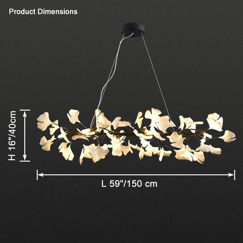 WOMO Gingko Linear Chandelier-WM2413