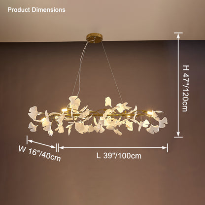 WOMO Gingko Linear Chandelier-WM2413