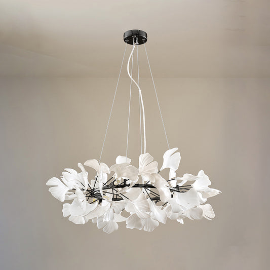 WOMO Gingko Round Chandelier-WM2414