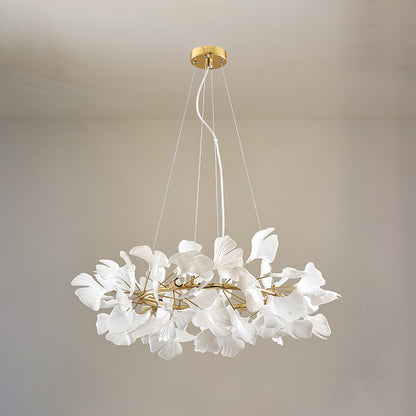 WOMO Gingko Round Chandelier-WM2414