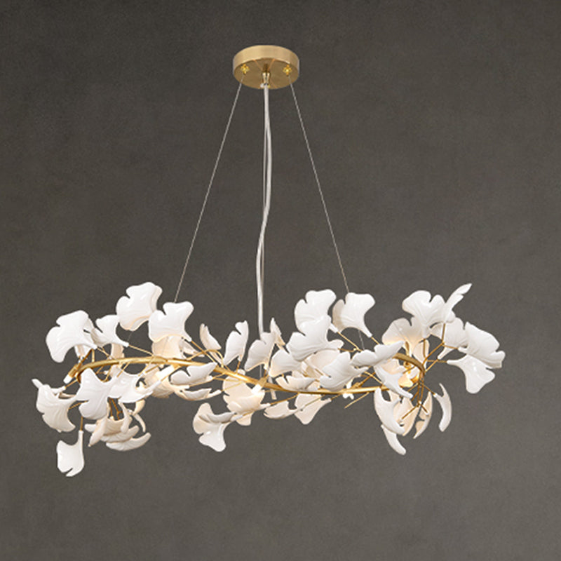 WOMO S-shaped Gingko Chandelier-WM2417