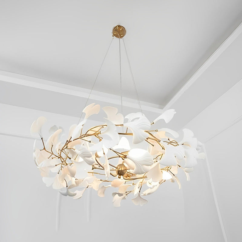 WOMO Gingko Round Chandelier-WM2418