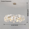 WOMO Gingko Round Chandelier-WM2419 thumbnail