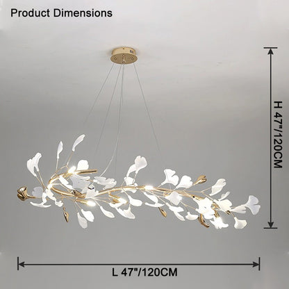 WOMO Gingko Linear Chandelier-WM2421