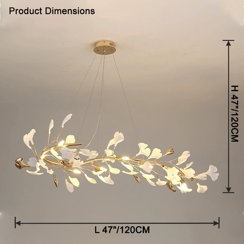 WOMO Gingko Linear Chandelier-WM2421