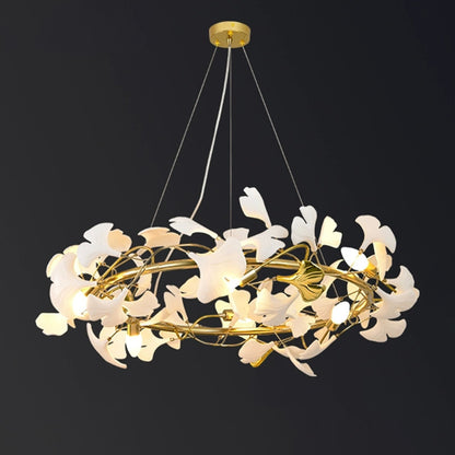 WOMO Gingko Round Chandelier-WM2422