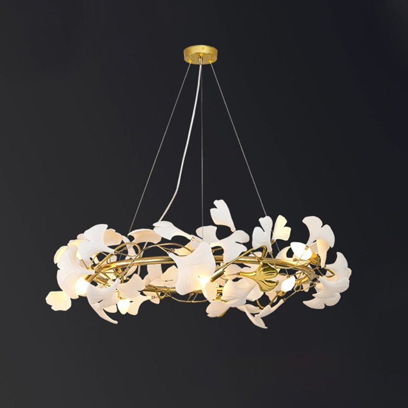 WOMO Gingko Round Chandelier-WM2422