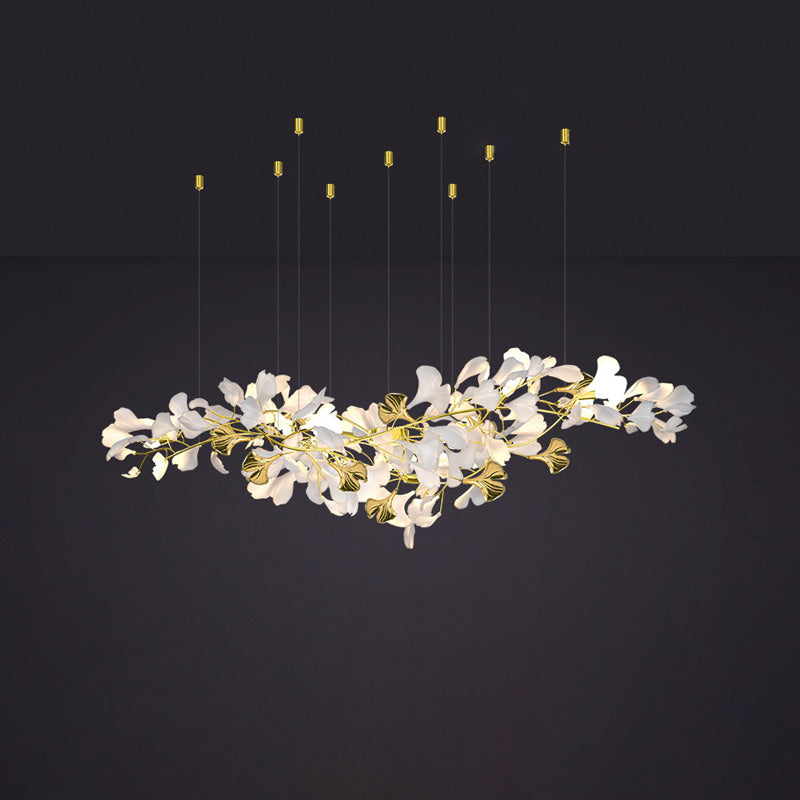 WOMO Gingko Long Linear Chandelier-WM2426