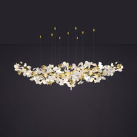 WOMO Gingko Long Linear Chandelier-WM2426