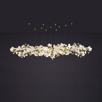 WOMO Gingko Long Linear Chandelier-WM2426