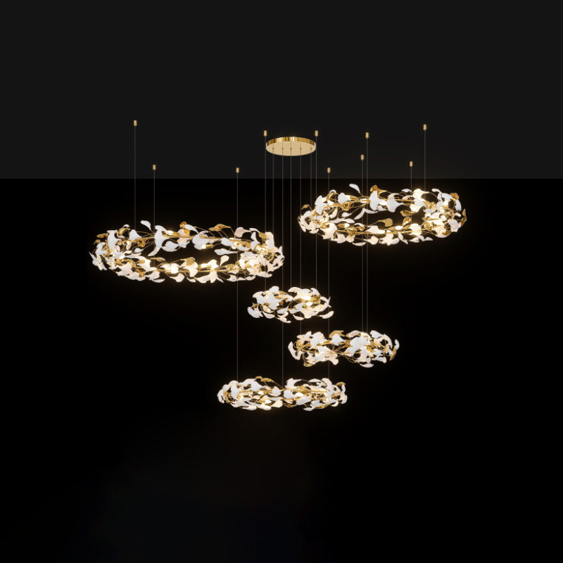 WOMO Gingko Circular Chandelier-WM2428