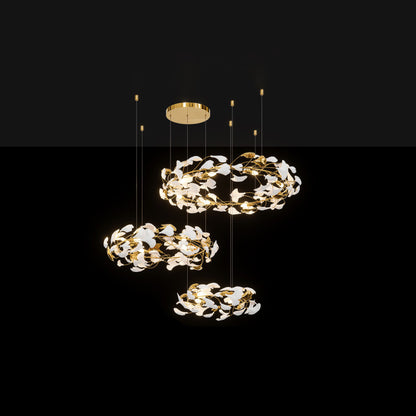 WOMO Gingko Circular Chandelier-WM2428