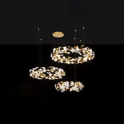 WOMO Gingko Circular Chandelier-WM2428