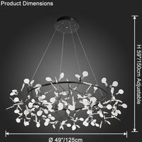 WOMO Heracleum/Firefly Round Chandelier-WM2435