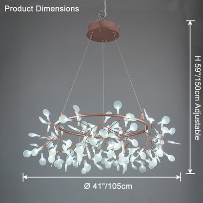 WOMO Heracleum/Firefly Round Chandelier-WM2435