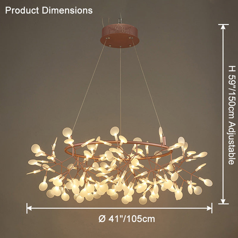 WOMO Heracleum/Firefly Round Chandelier-WM2435