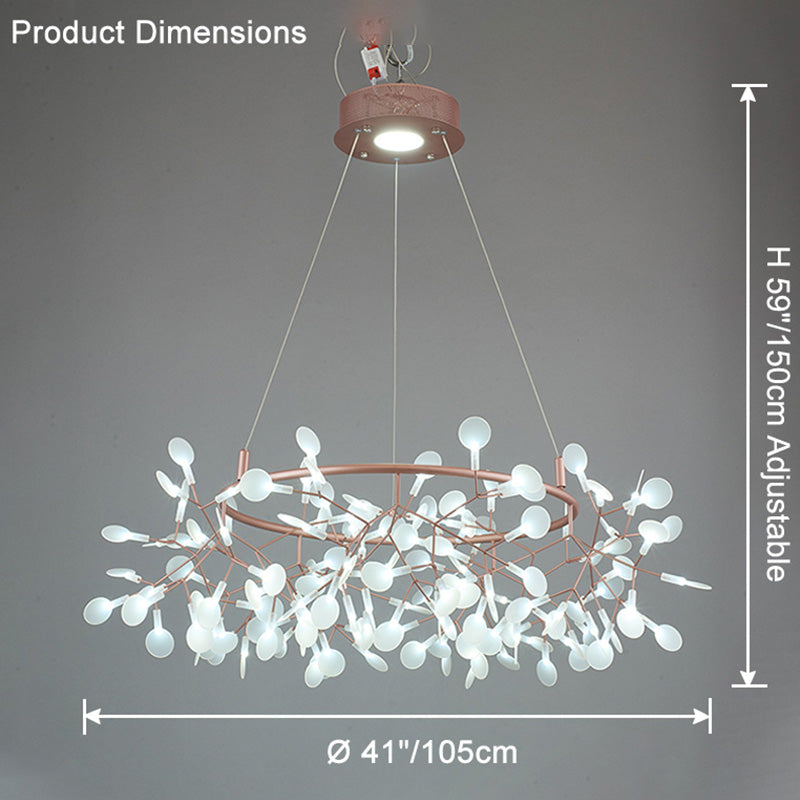 WOMO Heracleum/Firefly Round Chandelier-WM2435