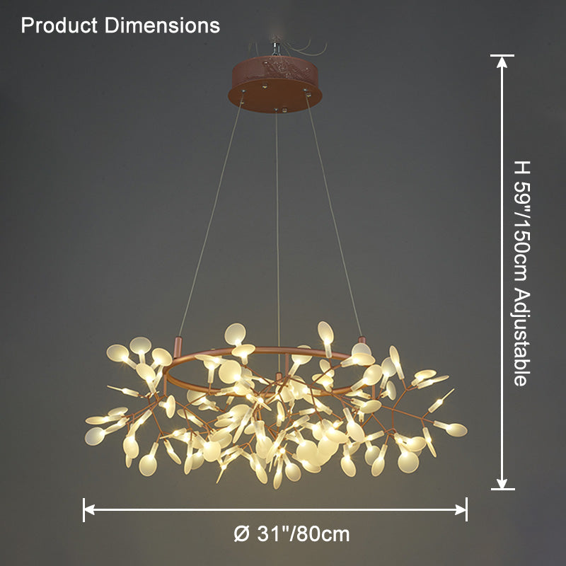 WOMO Heracleum/Firefly Round Chandelier-WM2435